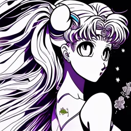 Sailor moon line art