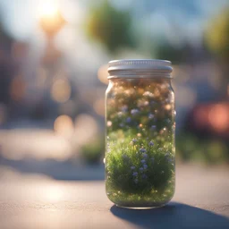 a gentle sprite ,bokeh like f/0.8, tilt-shift lens 8k, high detail, smooth render, down-light, unreal engine,bokeh like f/0.8, tilt-shift lens 8k, high detail, smooth render, down-light, unreal engine