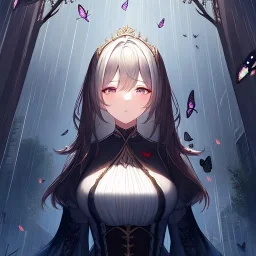 Dead's Queen, raining, Butterflies everywhere,