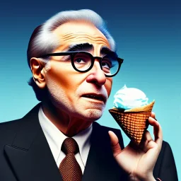 scorsese eating icecream