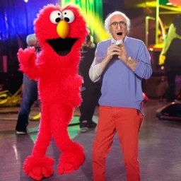 Larry David and Elmo roll on MDMA at a rave