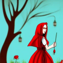 getting sensual with gorgeous red riding hood