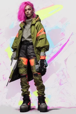 y2k, neon, fluo, techwear