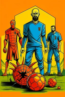Blue Orange, soccer, spiderman, breaking bad
