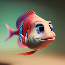 an adorable disney fish, full shot, atmospheric lighting, detailed face, by studio pixar, studio disney,stanley artgerm lau, wlop, rossdraws