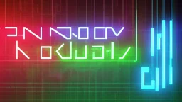 hackercity with neon lights