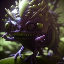 Cute fluid ink creature, big black eyes, unreal engine 5, 8k resolution, photorealistic, ultra detailed, by greg rutowski