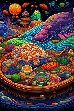 Sushi on DMT and LSD