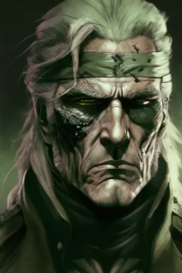 A portrait of The End, boss from Metal Gear Solid 3