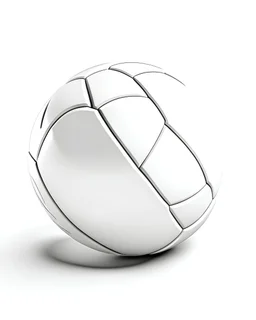 single ball no elements white background