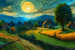 In the style of van Gogh