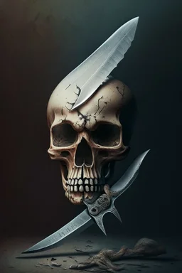 A knife in the Skull