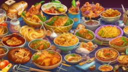 "The article's image showcases a delectable meal inspired by recipes from famous movies and TV shows. The image features a colorful and enticing dish with delicious and crispy ingredients, leaving readers excited to explore more of the article's content and try out that exciting recipe."