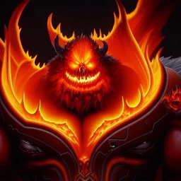 Ultra detailed fullbody Portrait in oil on canvas of heroes of the storm -Ragnaros,extremely detailed digital painting,intense stare, extremely detailed face, crystal clear eyes, mystical colors ,perfectly centered image, perfect composition, rim light, beautiful lighting,masterpiece ,8k, stunning scene, raytracing, anatomically correct, in the style of Steve Jung and robert e howard and Wizyakuza and Ohrai Noriyoshi and Simon Bisley and uncannyknack.