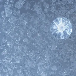 bell reflection, ice crystals