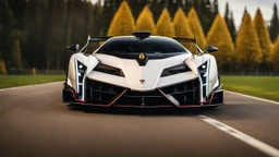 Albany Hermes MANSORY Fused with Lamborghini Veneno, Super Detailed, desktop wallpaper, 4K