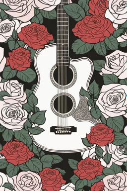 Guitar and Roses