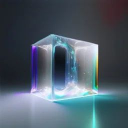 3d holographic glow on infinite white background, glow, glass effect, 4k. sober. fintech