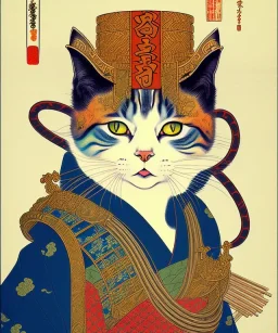 Ukiyo-e cat