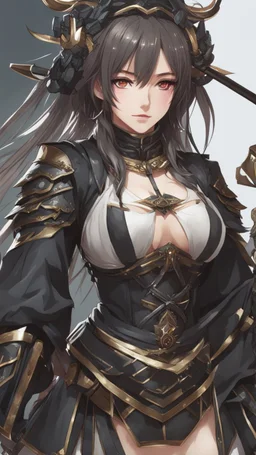 ronin Girl in 8k Kawacy anime artstyle , symbiote them, ronin costum, close picture, highly detailed, high details, detailed portrait, masterpiece,ultra detailed, ultra quality