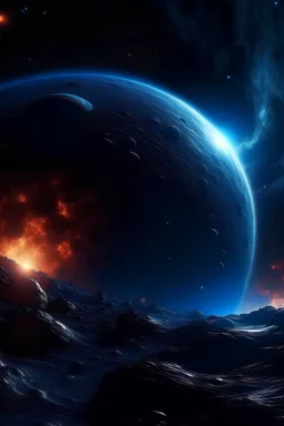 horrifying space background