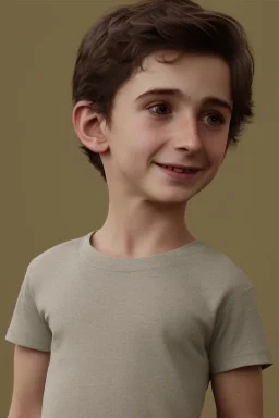 Timothee chalamet toddler, full body, jump, bokeh, hyper realistic