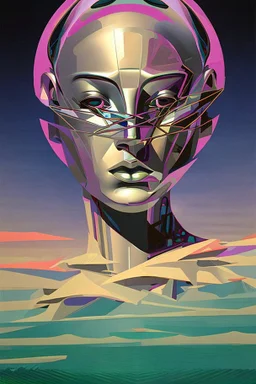 AI futurist art