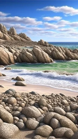 Rocky Shorelines unique creative artistic realistic natural