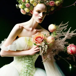 Goddess of Floral Decay by James C. Christensen photographed by Tim Walker