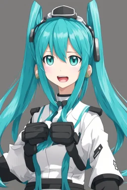 hatsune miku but it is kantai collection