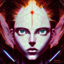 pentacle HUMAN FACE 1.618 MANGA EVANGELION MATRIX NEW VIII 🝆 🜾 🜋 🜹 🜳 AKIRA COMICS