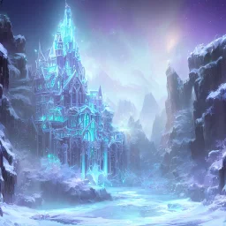 white and gold crystal castle，waterfall, winter snow flakessnow, northern Lights, full of details, smooth, bright sunshine，soft light atmosphere, light effect，vaporwave colorful, concept art, smooth, extremely sharp detail, finely tuned detail, ultra high definition, 8 k, unreal engine 5, ultra sharp focus