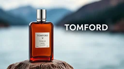 Professional image of Tomford Tuscan Leder cologne for advertising banner