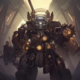 Create the most memorable and visually striking robot character , inspired by the unique personalities and abilities of robots.8k resolution beautiful cozy steampunk digital illustration matte painting.