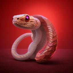 Ring snake as diamond with red diamond eyes, sculpture, hyperphotorealistic,8k,HDR,macro lens, sharp focus, hyper detail, sparkle, unreal engine 5, neon lighting, masterpiece, hypermaximalist, intcrate detailed, elegant, hyper detailed, bokeh, studio lighting, jewelry art, dark, masculine