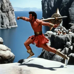 (colour rich res from the movie: Jason and the Argonauts (1963)) Vintage Figure Skating