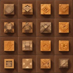 game texture beautiful wooden crate 3x3 squares block