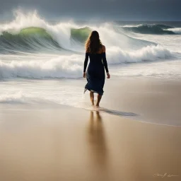 stand amid the roar Of a surf-tormented shore, And I hold within my hand Grains of the golden sand — How few! yet how they creep Through my fingers to the deep, While I weep — while I weep! O God! Can I not grasp Them with a tighter clasp? O God! can I not save One from the pitiless wave? Is all that we see or seem But a dream within a dream?