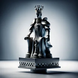 king chess figure futuristic