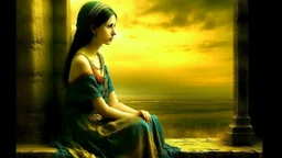 woman. Traditional Art