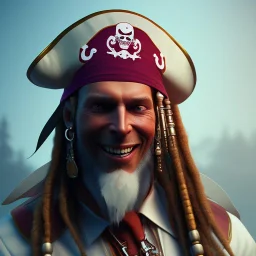 Portrait of Pirate,unreal engine 5, octane render, studio lighting