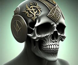 headgear, skullcap, big clamp, runes