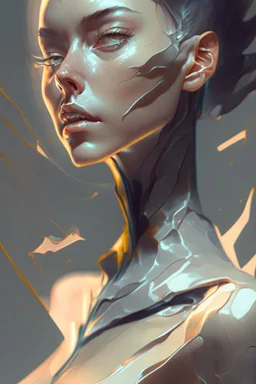 human-shaped anomaly,highly detailed, digital painting, artstation, concept art, smooth, sharp focus, blur, short focal length, illustration, art by artgerm