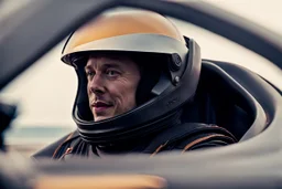 Elon Musk in Dune, Hyper detailed, Realistic, Extreme depth of field, bokeh blur, Alberta all-natural, National Geographic, in the style of candid, imperfection, natural lighting, cinematic, Fuji Film, Anamorphic lens, 2040s, --ar 4:5 --w 150 --style ra