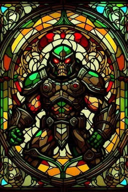 Stained glas doom hero