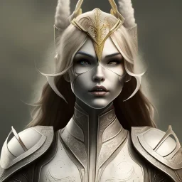 Elf, warrior, white armor, detailed, 8k resolution,