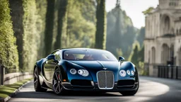 Bentley Bugatti Veyron , desktop wallpaper, 4K, Cinematic, rear view