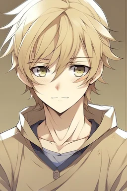 Dirty Blonde Anime Teen Boy