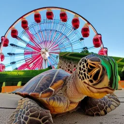 turtle and ferris wheel