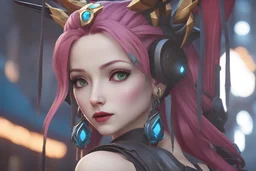 Jinx in 8k 3D animation artstyle, jinx model, anime them, full body, intricate details, highly detailed, high details, detailed portrait, masterpiece,ultra detailed, ultra quality